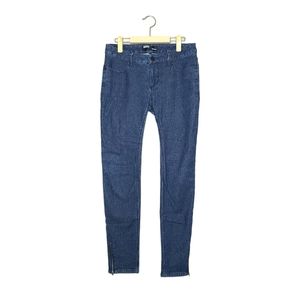 BDG Urban Outfitters Blue Pinstripe Low Rise Skinny Jeans